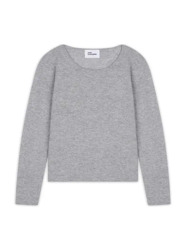 JUST CASHMERE JUST CASHMERE Pulover 'VIVIAN'  siva