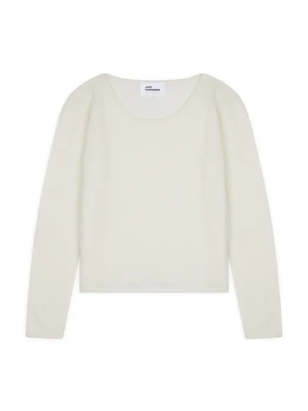 JUST CASHMERE JUST CASHMERE Pulover 'Vivian'  slonovina