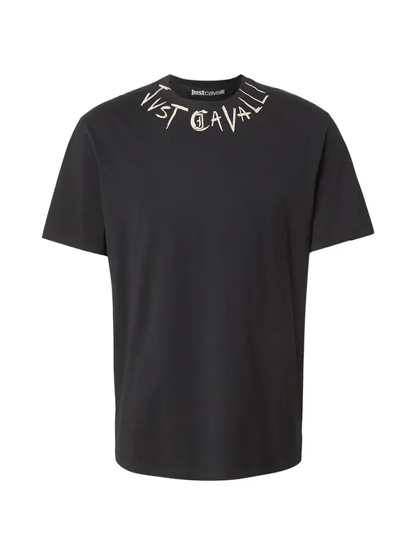 Just Cavalli Just Cavalli Majica  bež / črna