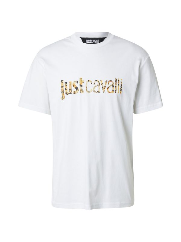 Just Cavalli Just Cavalli Majica  bež / črna / bela