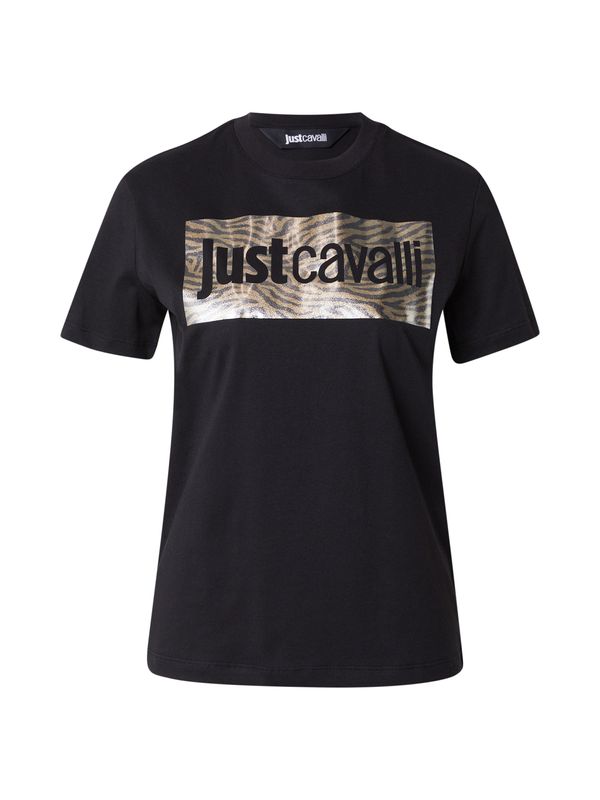 Just Cavalli Just Cavalli Majica  bež / črna