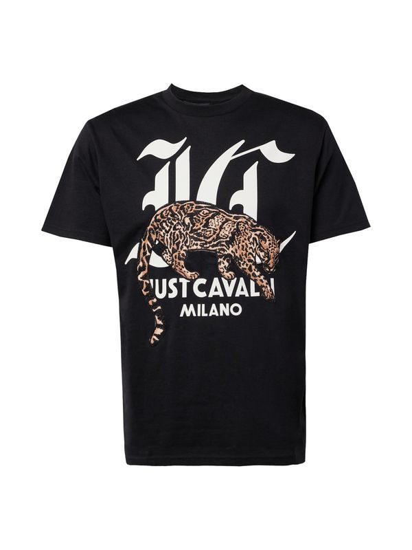 Just Cavalli Just Cavalli Majica 'MAGLIETTE'  rjava / črna / bela