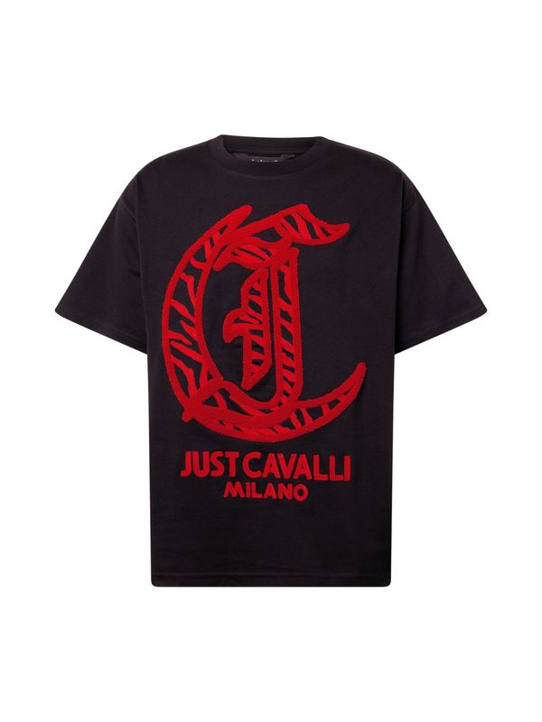 Just Cavalli Just Cavalli Majica  rdeča / črna