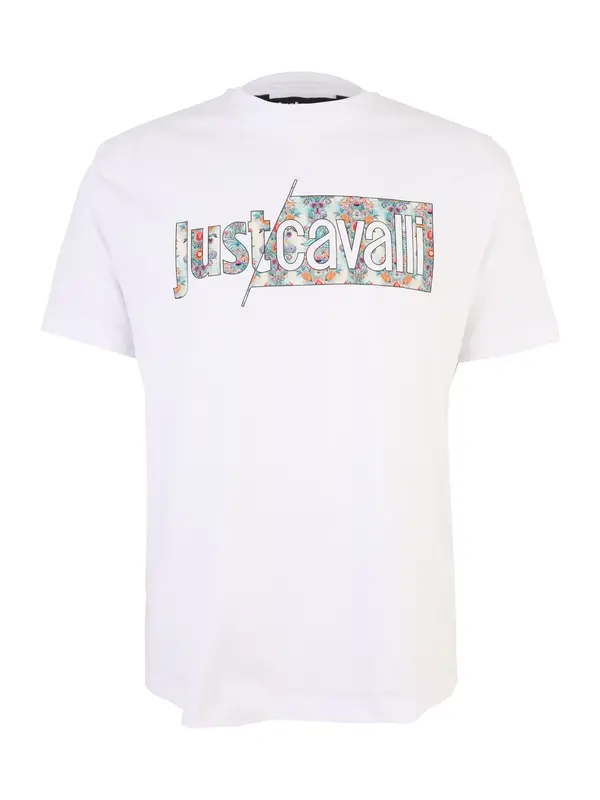 Just Cavalli Just Cavalli Majica  zelena / lila / korala / bela