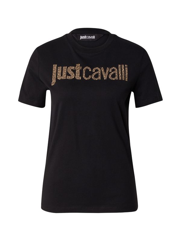 Just Cavalli Just Cavalli Majica  zlata / črna