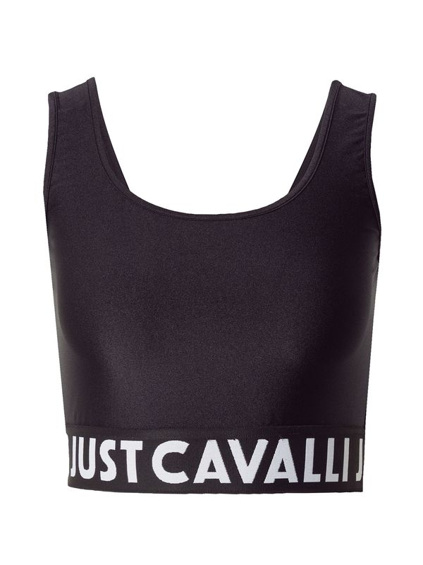Just Cavalli Just Cavalli Top  črna / bela