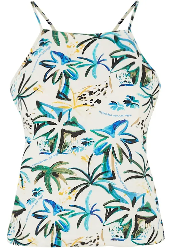 Just Rhyse Just Rhyse Top 'Waikiki'  azur / zelena / oranžna / bela