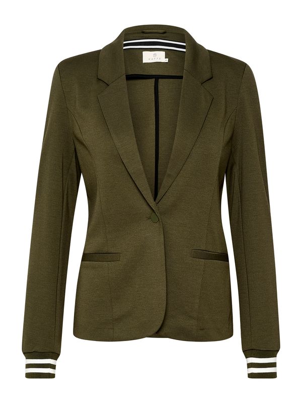 Kaffe Kaffe Blazer 'Kinnie'  oliva / bela