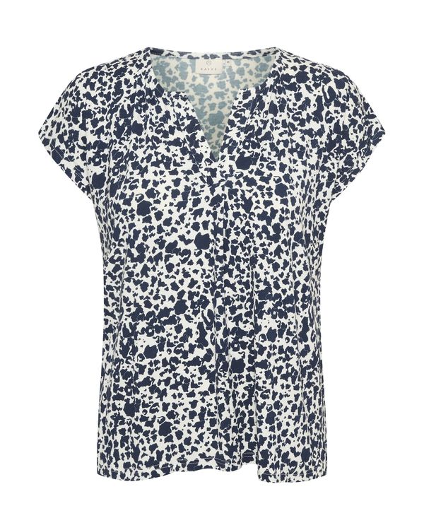 Kaffe Kaffe Bluza 'Charlotte'  marine / bela