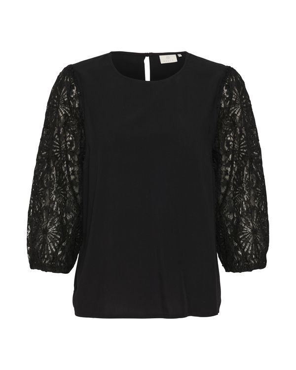 Kaffe Kaffe Bluza  črna