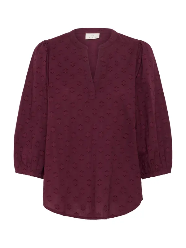 Kaffe Kaffe Bluza 'Enya'  burgund / temno rdeča