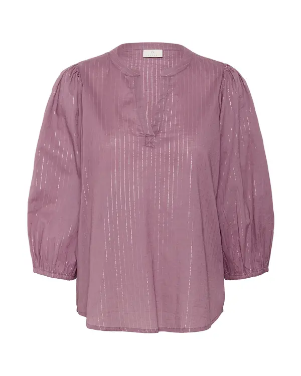 Kaffe Kaffe Bluza 'KAluise'  mauve / srebrna