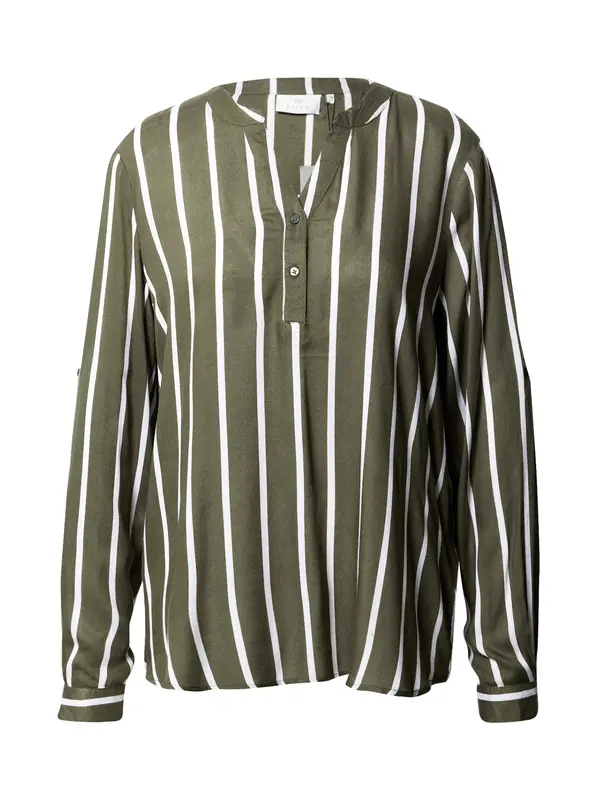 Kaffe Kaffe Bluza 'KAstridy'  kaki / bela