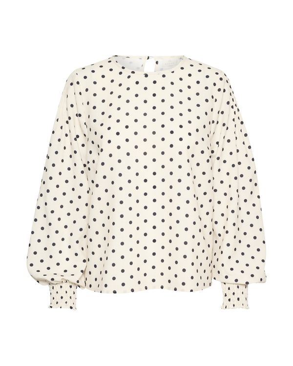 Kaffe Kaffe Bluza 'Oscarna'  kremna / črna