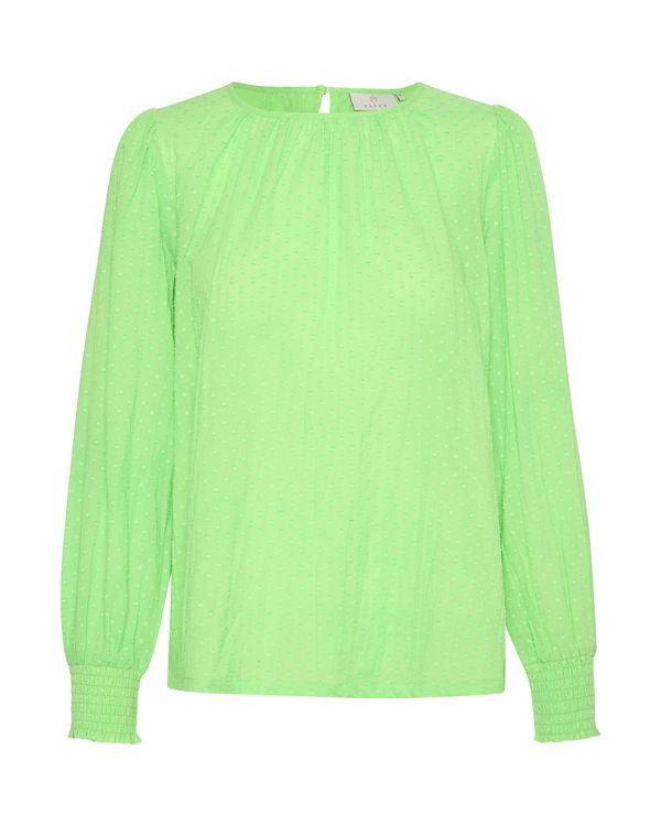 Kaffe Kaffe Bluza 'Roca'  neonsko zelena