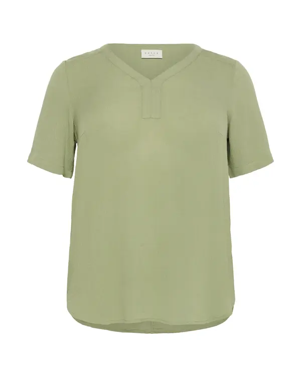 KAFFE CURVE KAFFE CURVE Bluza 'Ami'  pastelno zelena