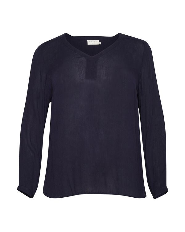 KAFFE CURVE KAFFE CURVE Bluza 'Ami'  temno liila