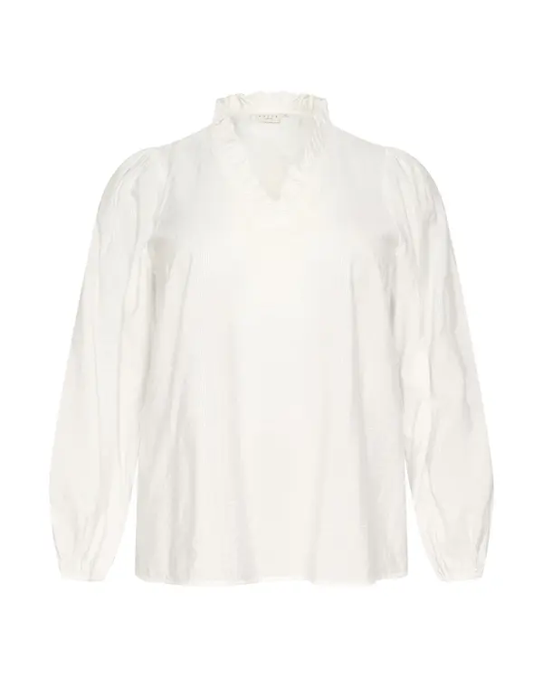 KAFFE CURVE KAFFE CURVE Bluza 'Anni'  bela