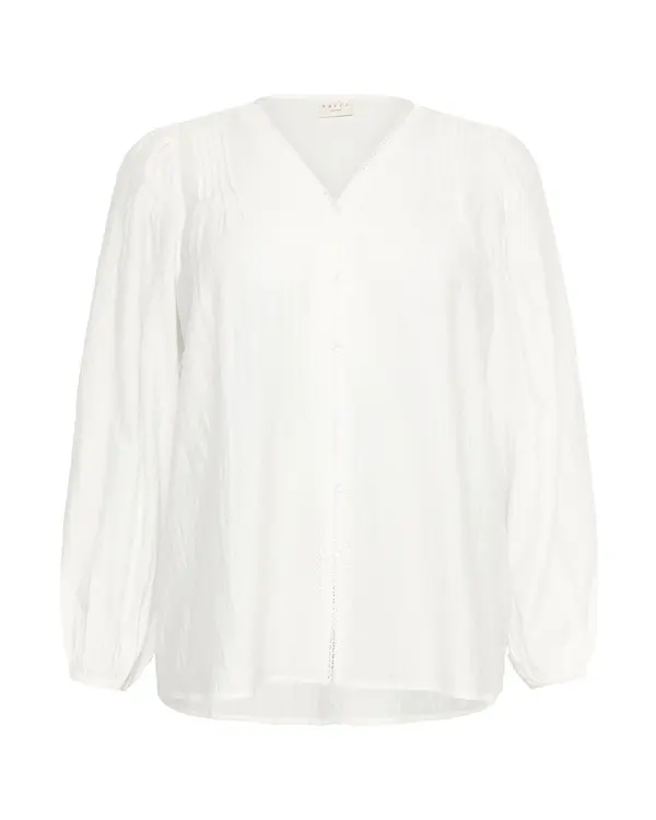 KAFFE CURVE KAFFE CURVE Bluza  bela