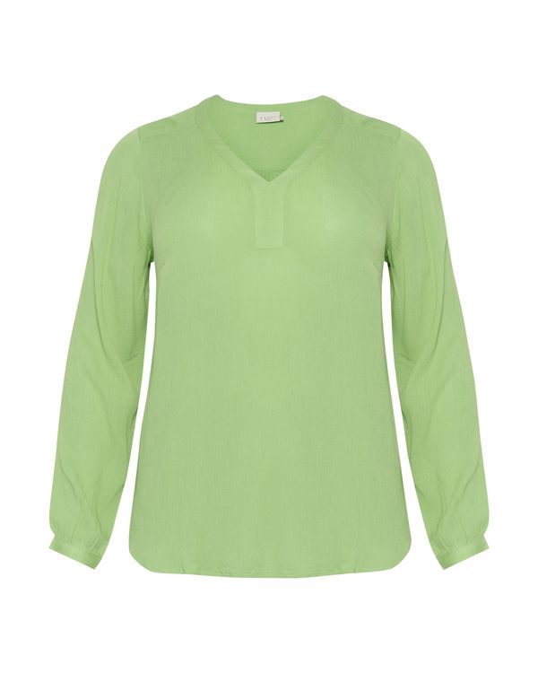 KAFFE CURVE KAFFE CURVE Bluza 'Cami'  neonsko zelena