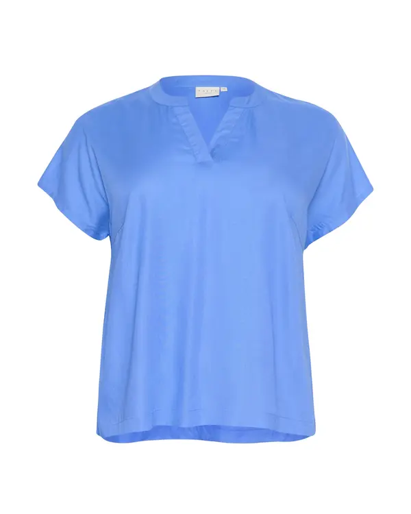 KAFFE CURVE KAFFE CURVE Bluza 'Canny'  azur