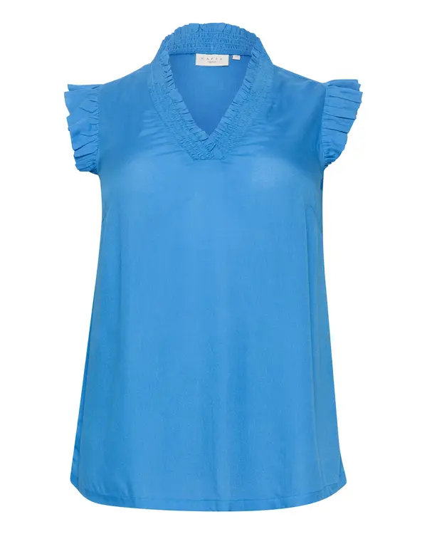 KAFFE CURVE KAFFE CURVE Bluza 'Dahlie'  azur