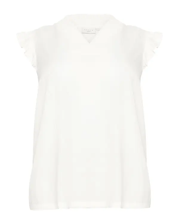 KAFFE CURVE KAFFE CURVE Bluza 'Dahlie'  bela