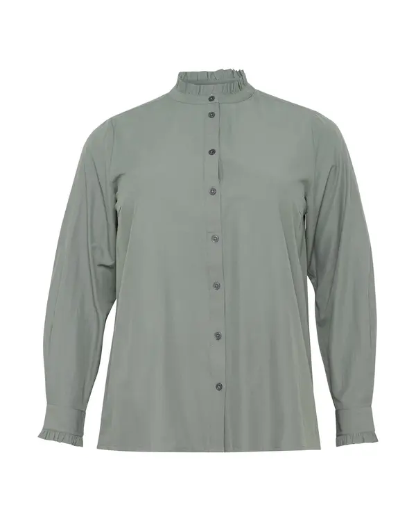 KAFFE CURVE KAFFE CURVE Bluza 'KC Cadi'  pastelno zelena