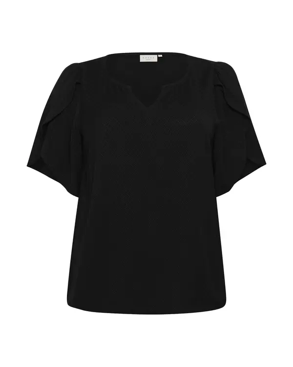 KAFFE CURVE KAFFE CURVE Bluza 'KC Minna'  črna