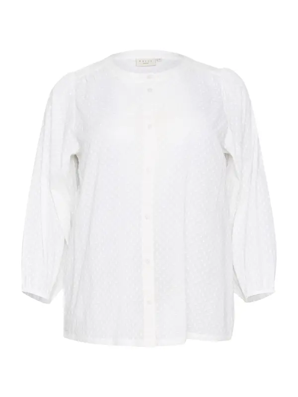 KAFFE CURVE KAFFE CURVE Bluza 'KC Rory'  bela