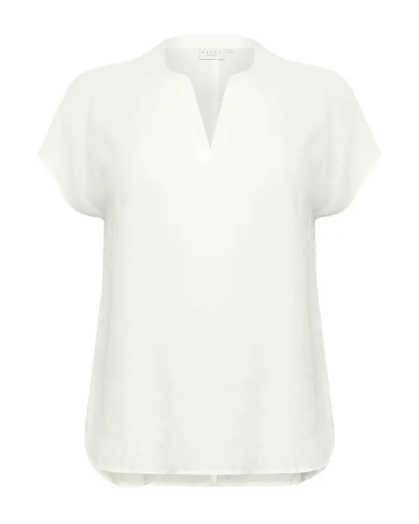 KAFFE CURVE KAFFE CURVE Bluza 'KCAlia'  bela