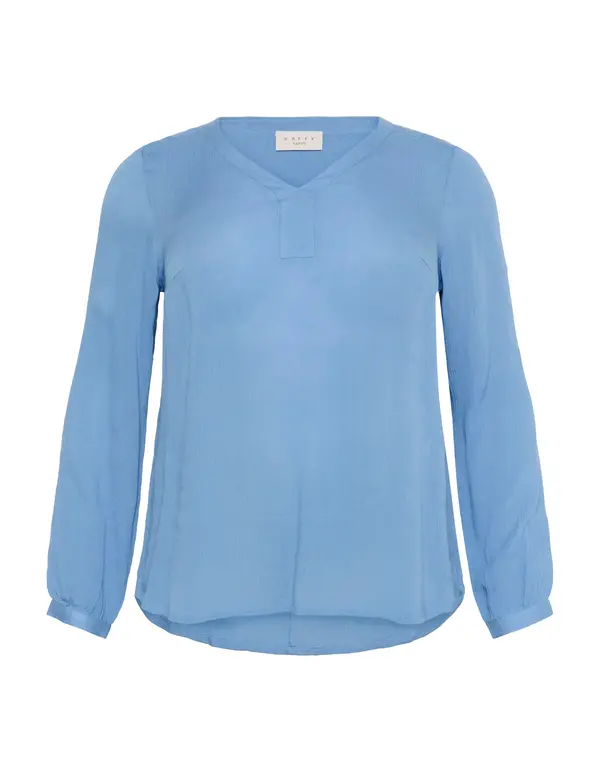 KAFFE CURVE KAFFE CURVE Bluza 'KCami'  moder denim
