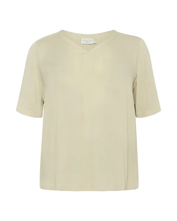 KAFFE CURVE KAFFE CURVE Bluza 'KCAmi'  svetlo siva
