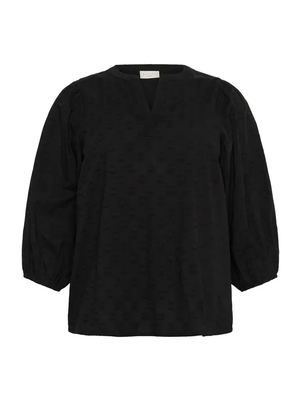 KAFFE CURVE KAFFE CURVE Bluza 'KCloulou'  črna