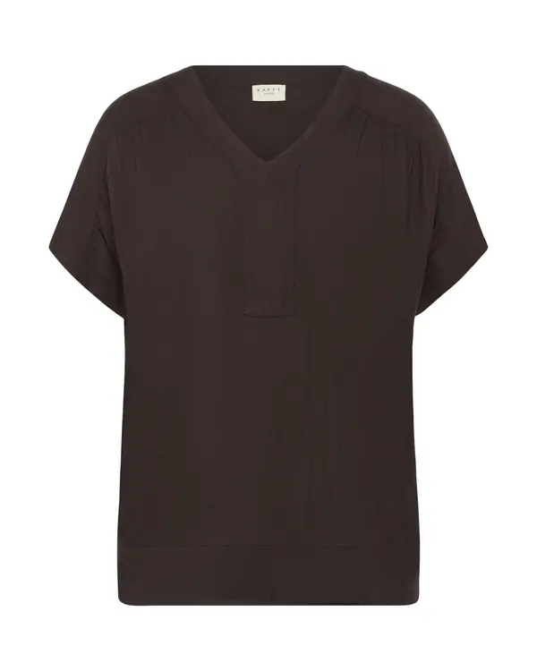 KAFFE CURVE KAFFE CURVE Bluza 'KCmille'  čokolada