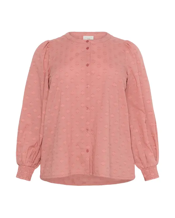 KAFFE CURVE KAFFE CURVE Bluza 'Loulou'  svetlo roza