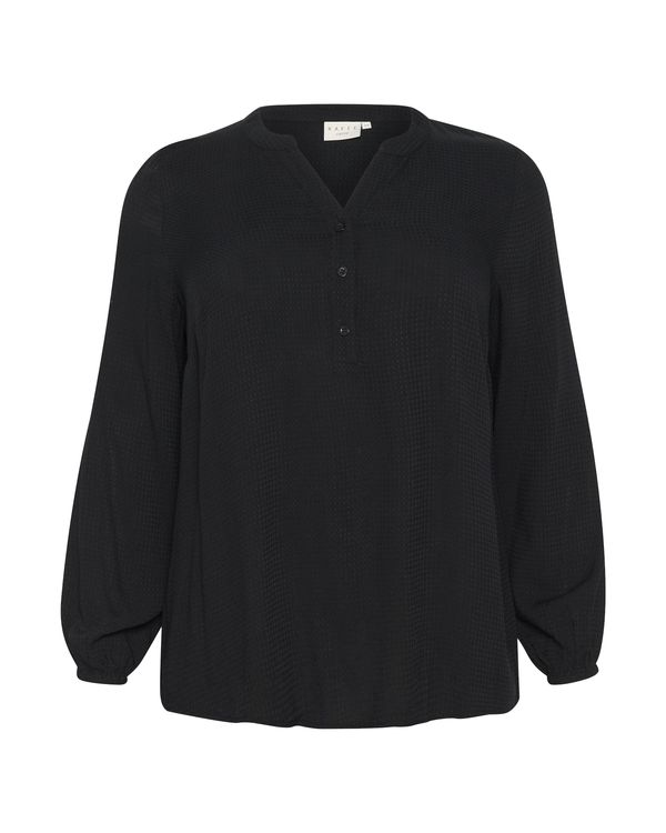 KAFFE CURVE KAFFE CURVE Bluza 'Mahlena'  črna