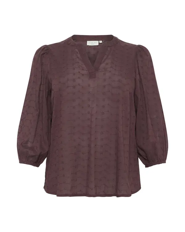 KAFFE CURVE KAFFE CURVE Bluza 'Maia'  mokka