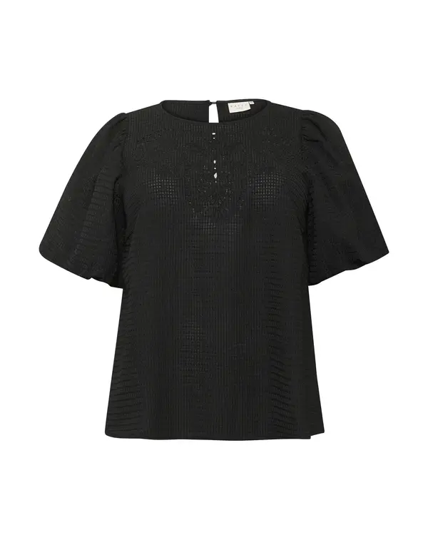 KAFFE CURVE KAFFE CURVE Bluza 'Melana'  črna