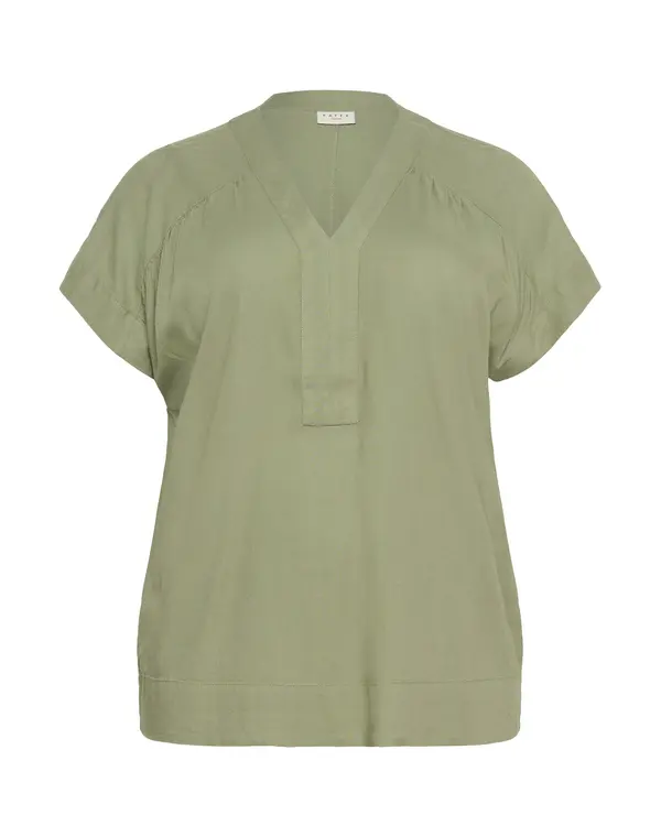 KAFFE CURVE KAFFE CURVE Bluza 'Mille'  pastelno zelena