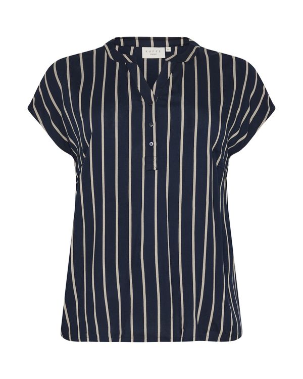 KAFFE CURVE KAFFE CURVE Bluza 'Sida'  mornarska / bela