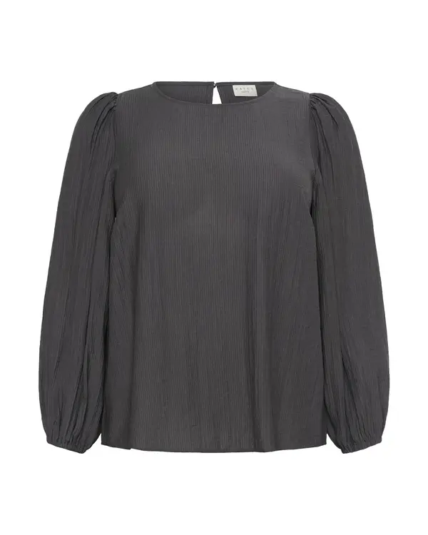 KAFFE CURVE KAFFE CURVE Bluza 'Viva'  temno siva