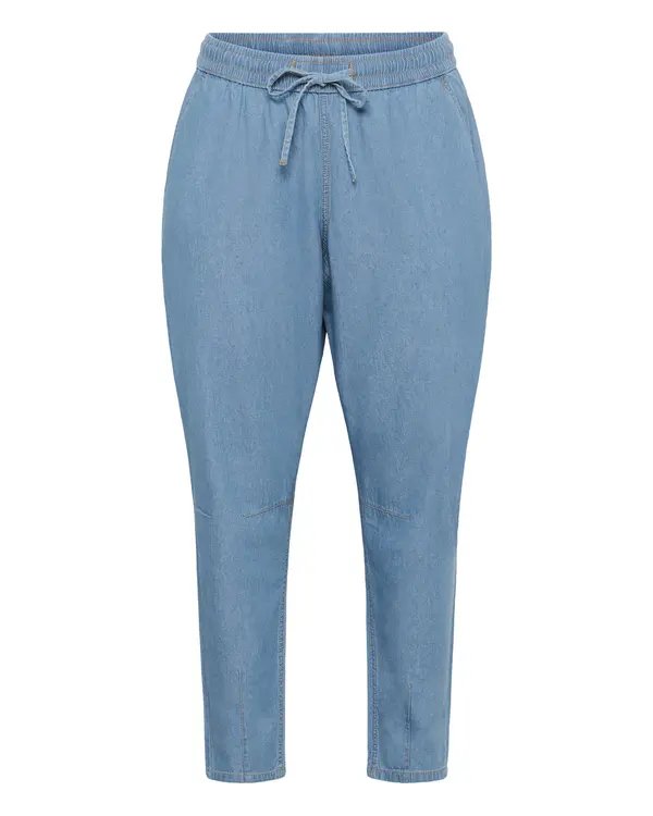 KAFFE CURVE KAFFE CURVE Hlače 'KCLouisa'  moder denim