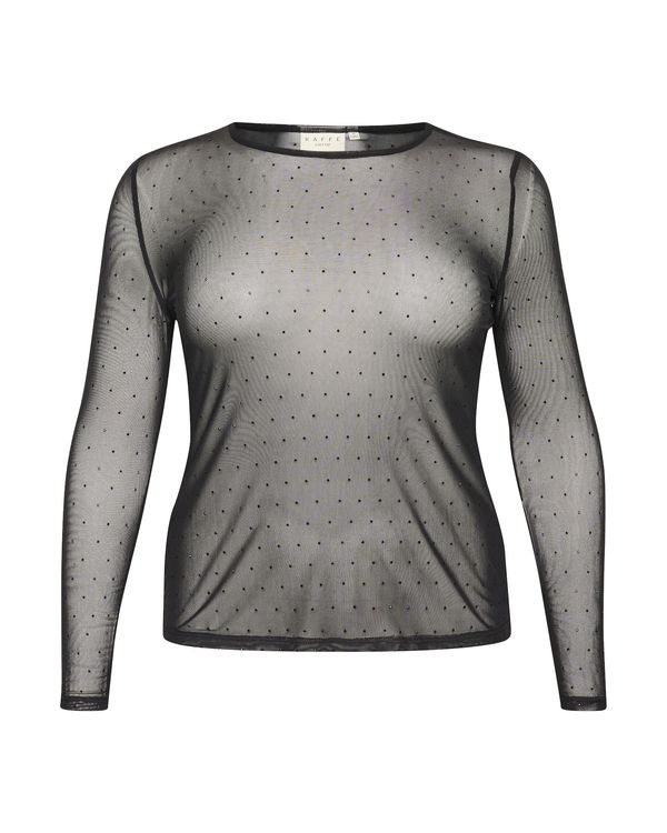 KAFFE CURVE KAFFE CURVE Majica 'Lorinda'  črna