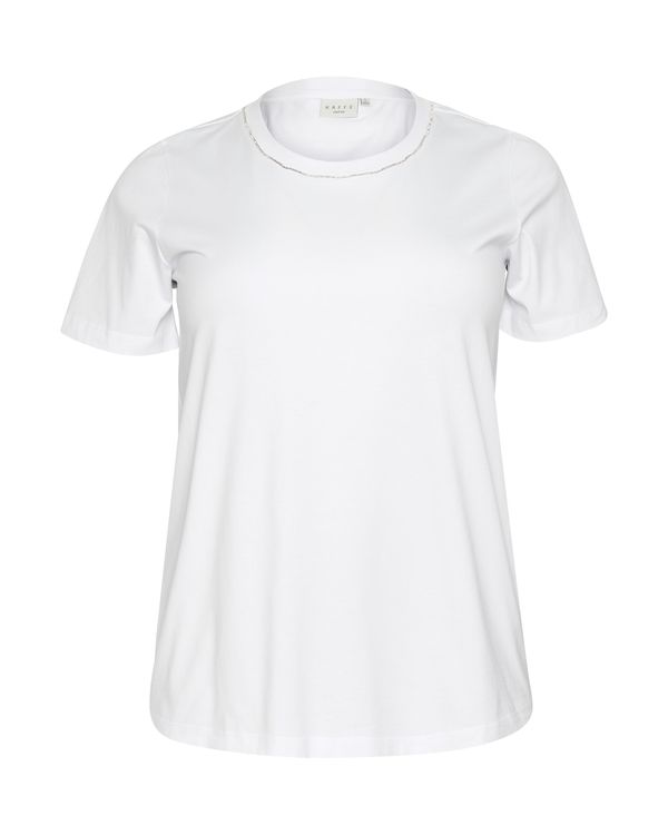 KAFFE CURVE KAFFE CURVE Majica 'Viana'  bela