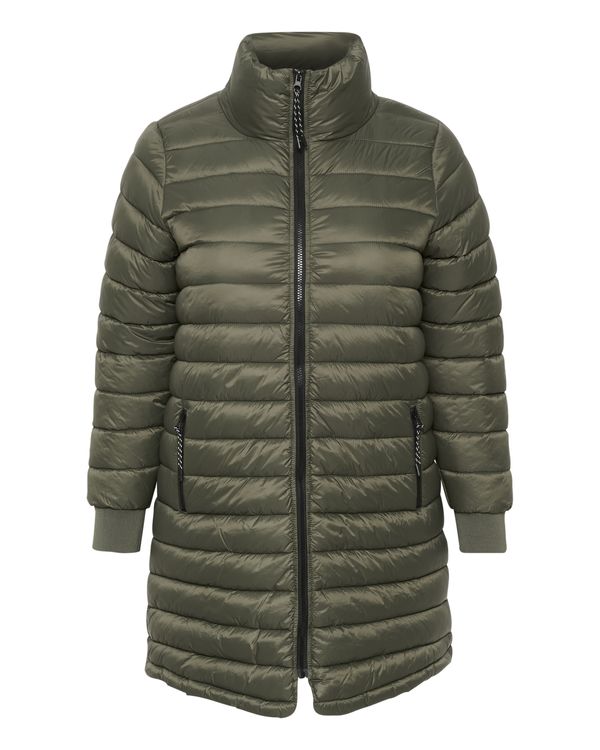 KAFFE CURVE KAFFE CURVE Prehodna jakna 'Lina'  zelena