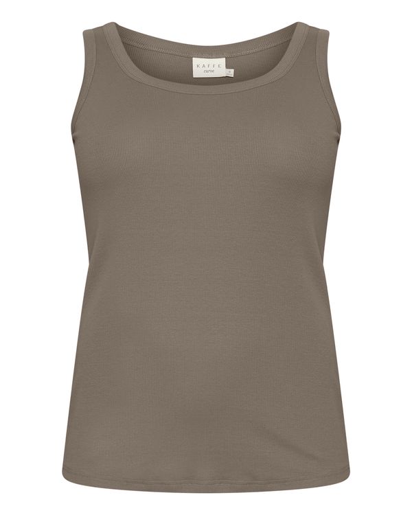 KAFFE CURVE KAFFE CURVE Top 'Carina'  rjava