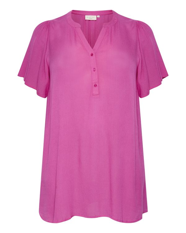 KAFFE CURVE KAFFE CURVE Tunika 'Ami'  neonsko roza