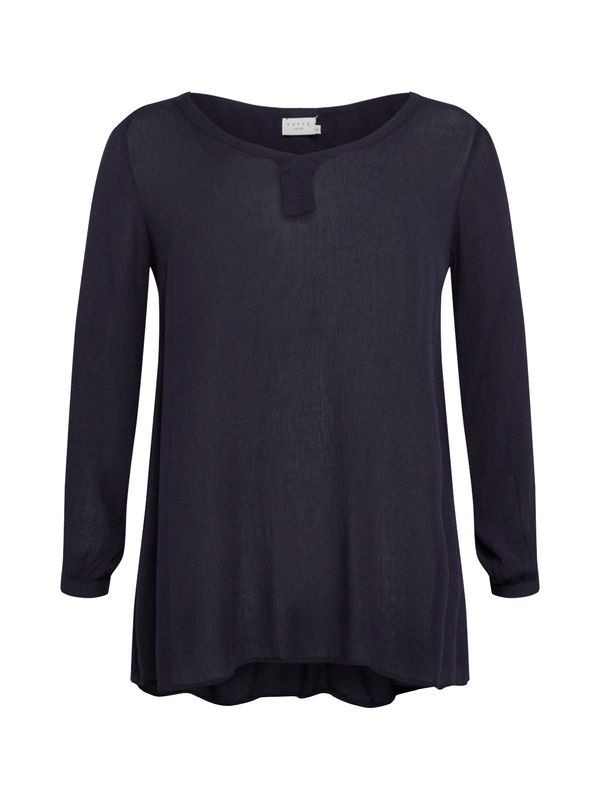 KAFFE CURVE KAFFE CURVE Tunika 'Ami'  temno modra