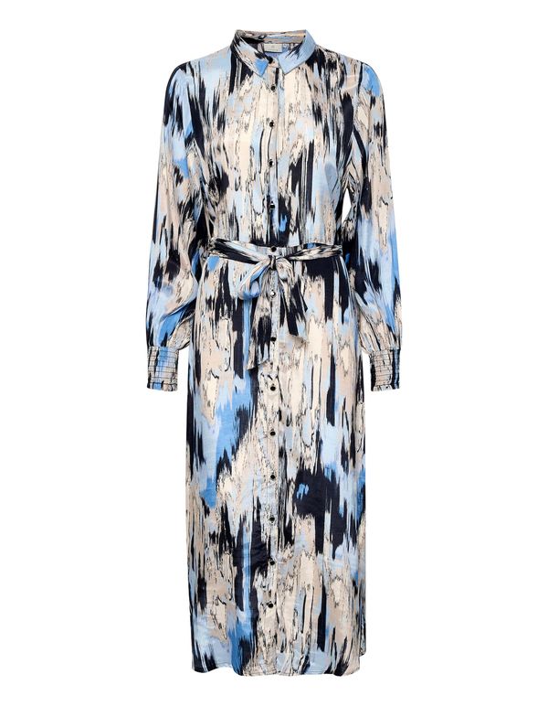 Kaffe Kaffe Dolga srajca 'Obina'  modra / siva / črna / bela